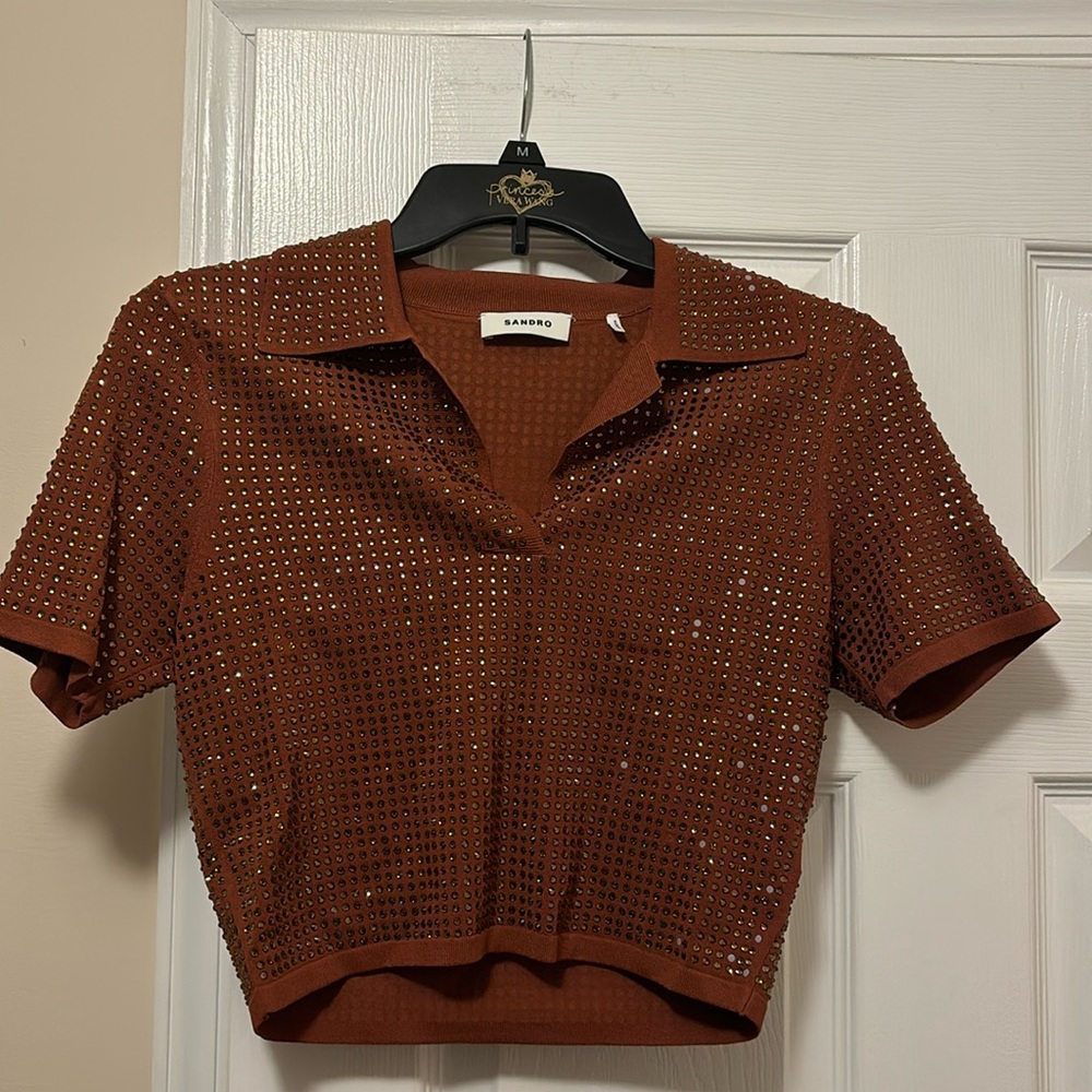 COPY - Sandro Jeweled Top